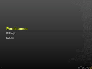 First Android Experience