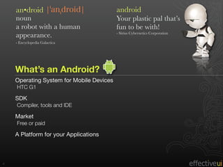 First Android Experience
