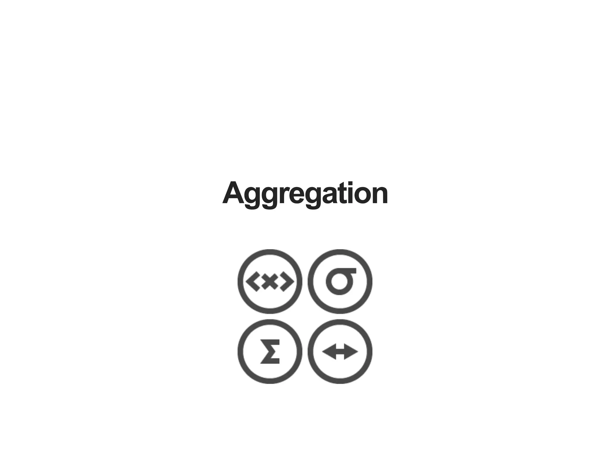 Aggregation 