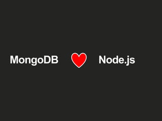 MongoDB Node.js
 