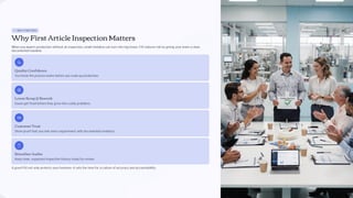 First Article Inspection (FAI) with eAuditor Audits & Inspections | PDF