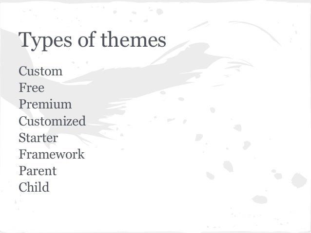 types of themes