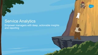 Service Analytics
Empower managers with deep, actionable insights
and reporting
 