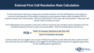 First Call Resolution PPT | PDF
