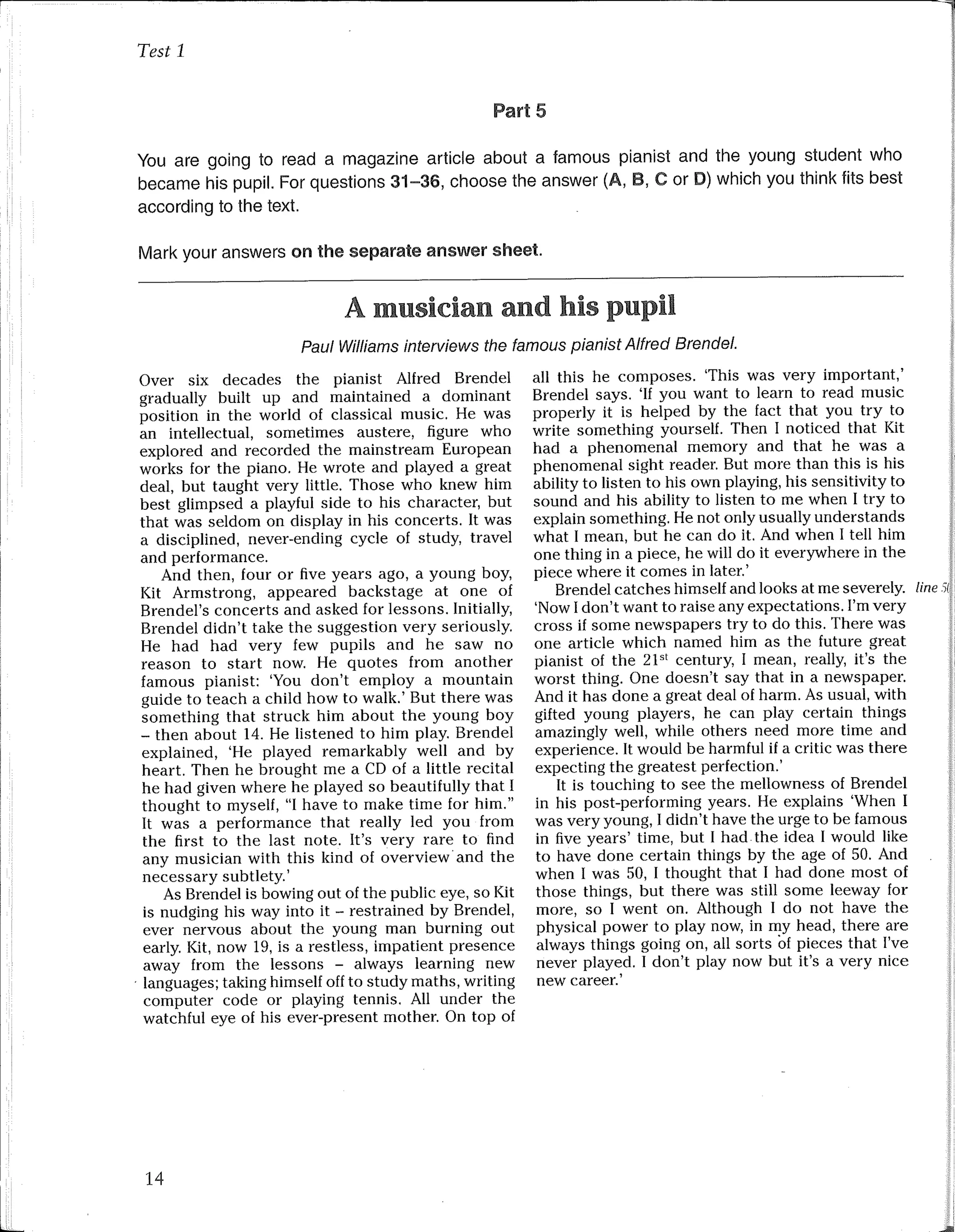 First certificate english 1 cambridge revised exam from 2015