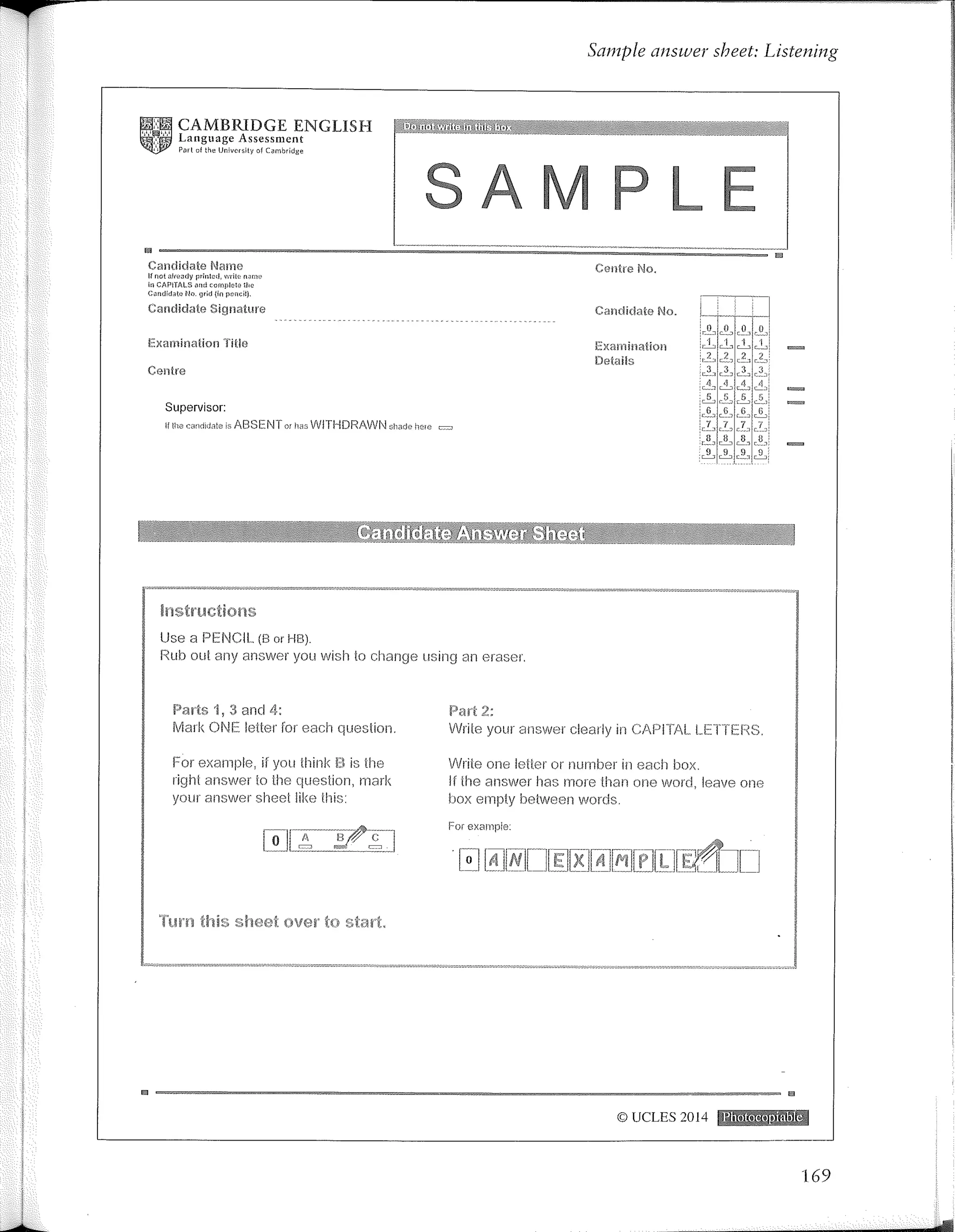 First certificate english 1 cambridge revised exam from 2015