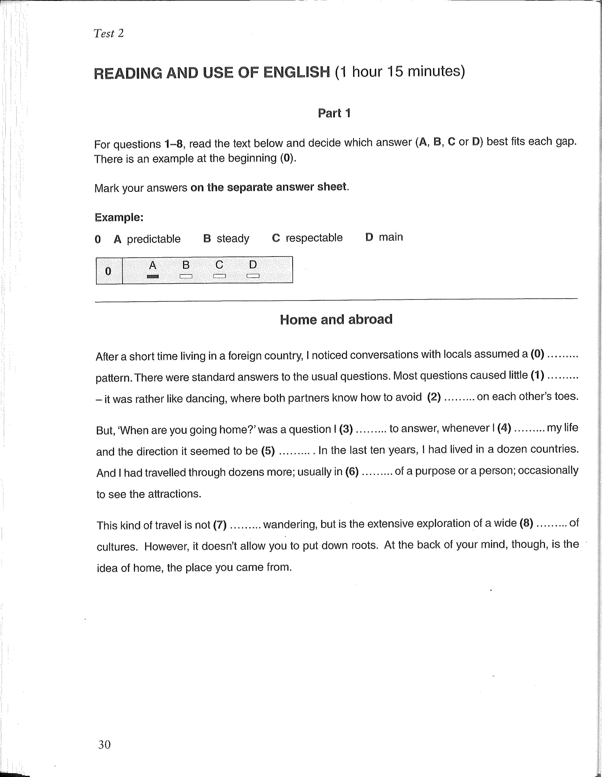 First certificate english 1 cambridge revised exam from 2015