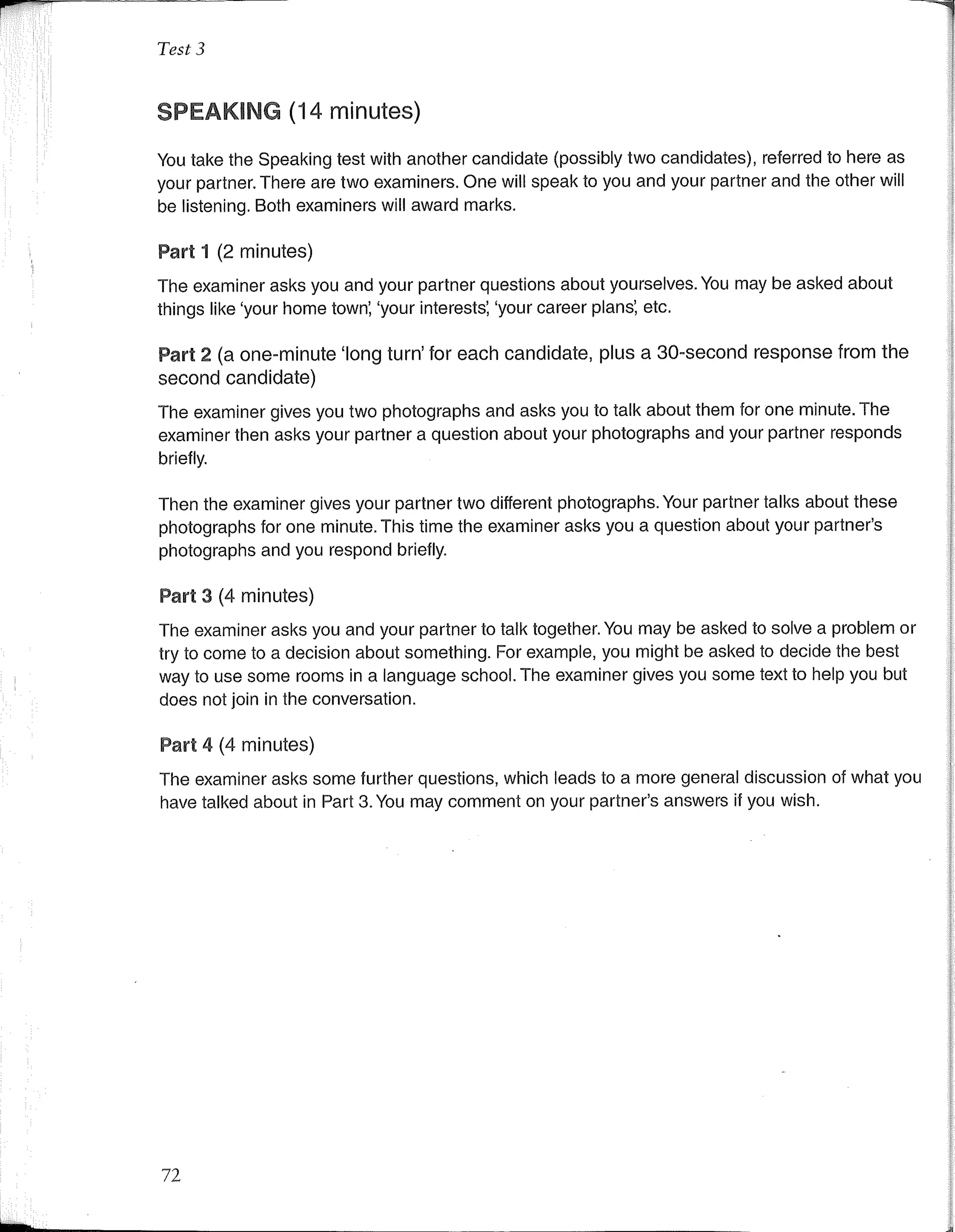 First certificate english 1 cambridge revised exam from 2015