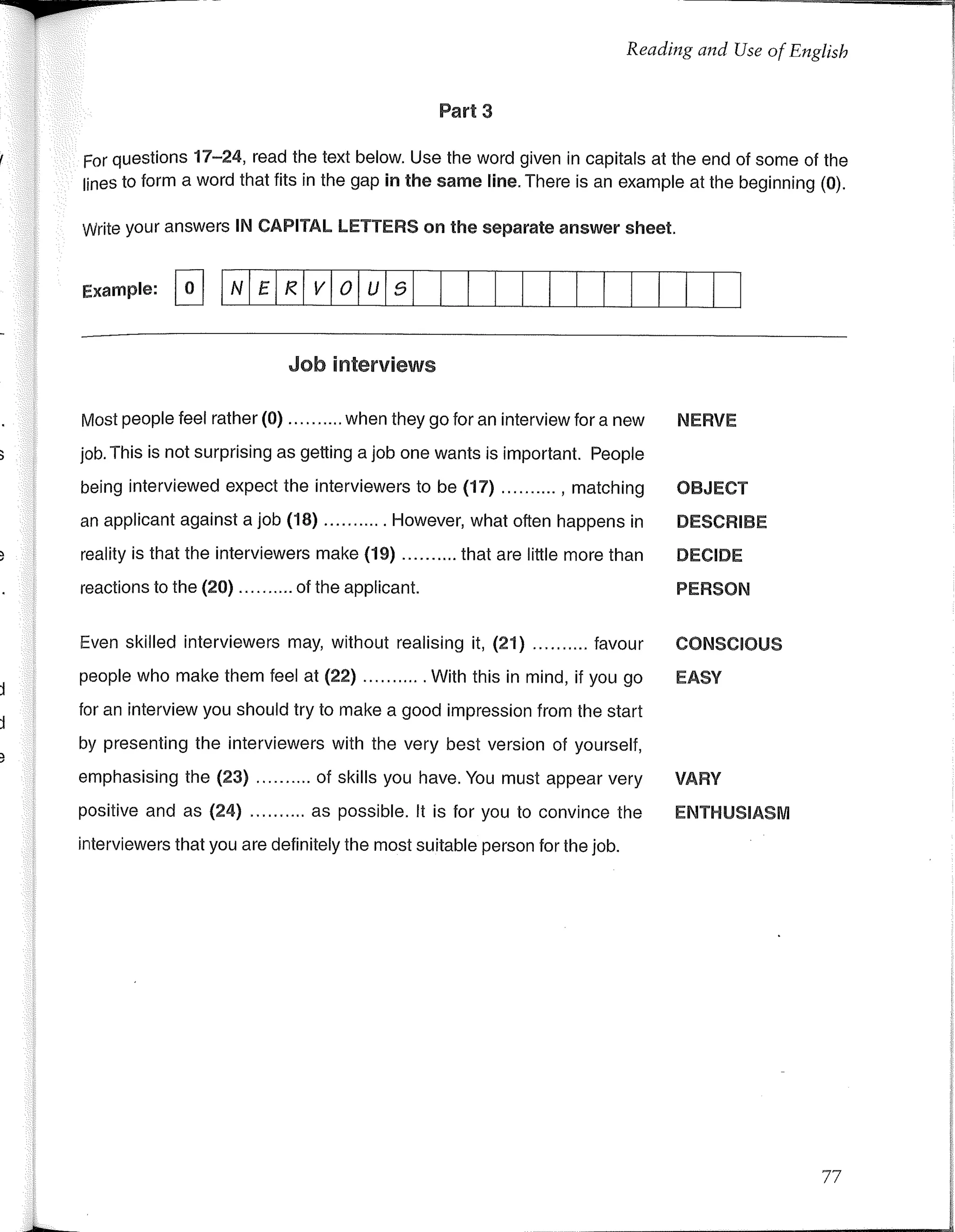 First certificate english 1 cambridge revised exam from 2015