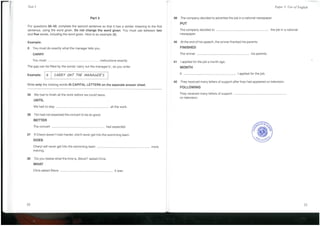 First certificate in english 2 | PDF
