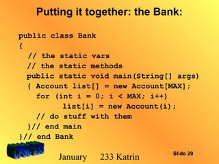 CS Lesson: Creating Your First Class in Java | PPT