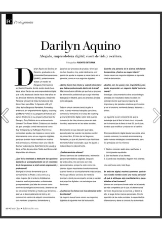 Revista First Class, edición No. 60 Entrevista a Darilyn Aquino