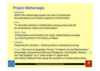 Technology Enhanced Math Rehab