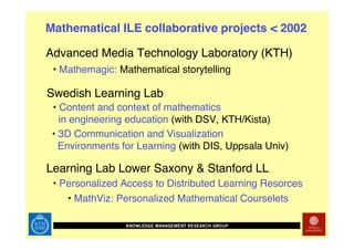 Technology Enhanced Math Rehab