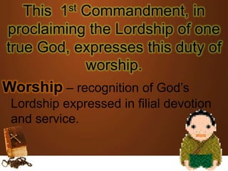 First Commandment Examples First commandment | PPTX