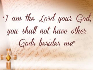 First commandment | PPT