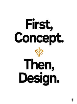 First concept than design