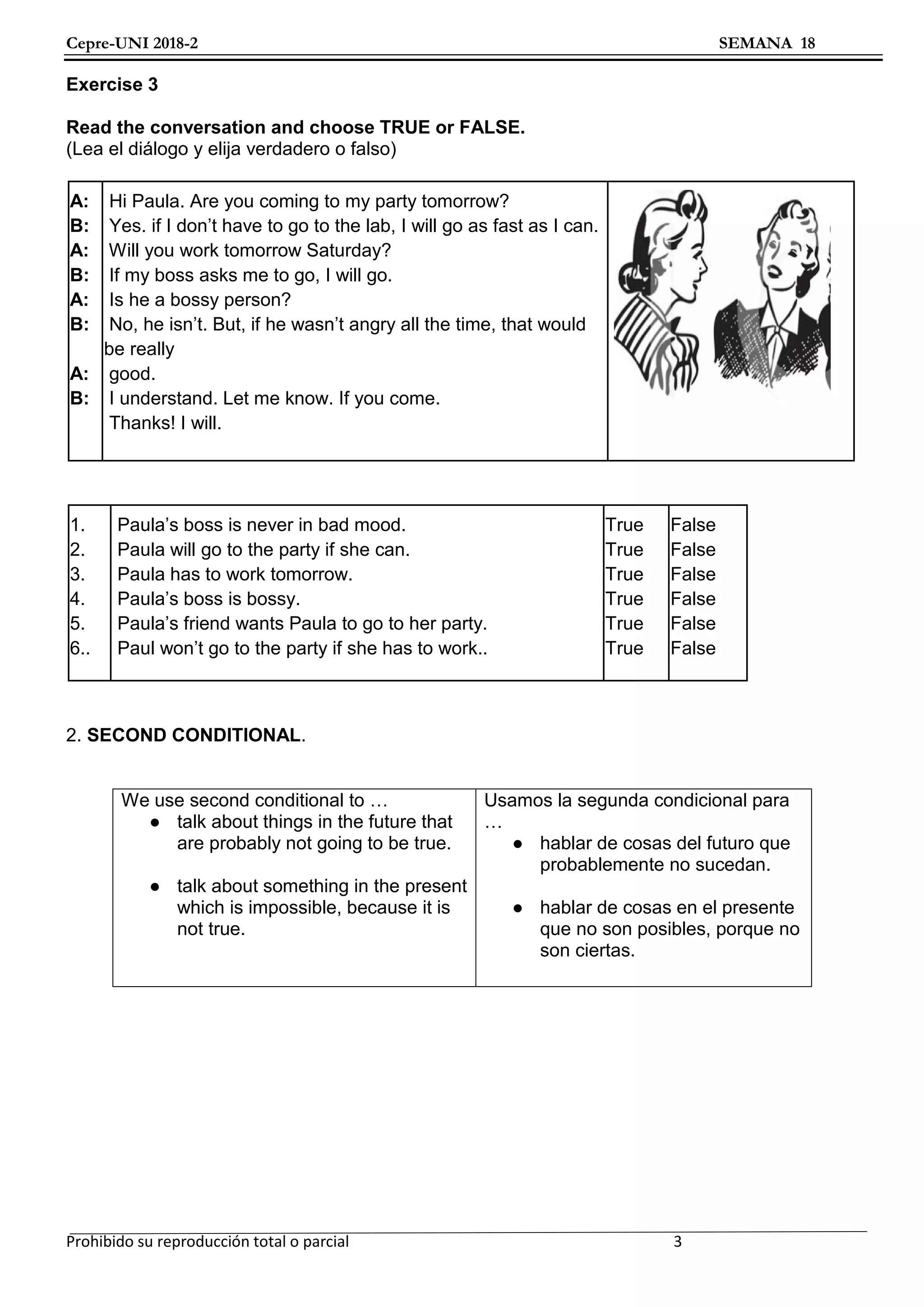 First conditional and second conditional 18 | PDF