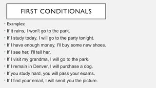 First Conditionals.pptx English Grade 9. | PPTX