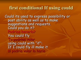 First Conditional With Modals Verbs By Riveros Arredondo 3 Ap | PPT