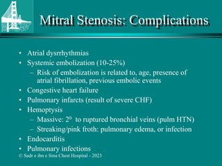 Mitral valve stenosis - AQUIRED HEART DISEASE | PPT