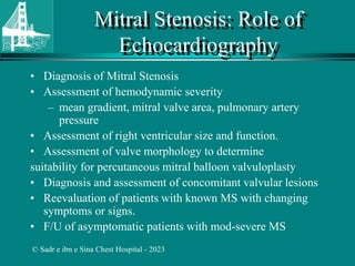 Mitral valve stenosis - AQUIRED HEART DISEASE | PPT