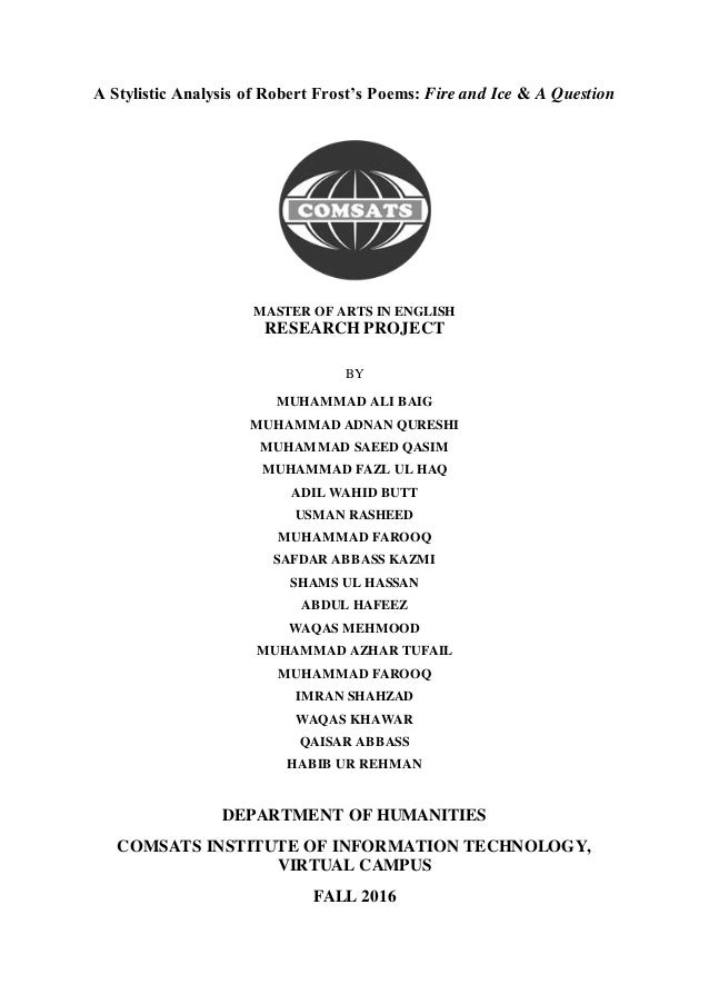Master in arts english thesis