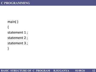FIRST C PROGRAM in basic level for better understand | PPT