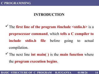 FIRST C PROGRAM in basic level for better understand | PPT