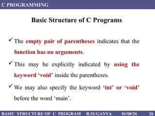 FIRST C PROGRAM in basic level for better understand | PPT
