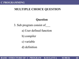 FIRST C PROGRAM in basic level for better understand | PPT