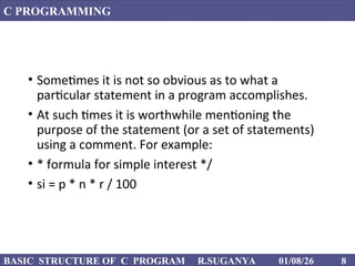 FIRST C PROGRAM in basic level for better understand | PPT