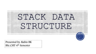 Stack Data Structure | PPT