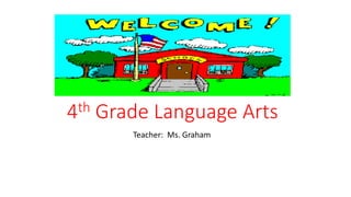 4th Grade Language Arts
Teacher: Ms. Graham
 