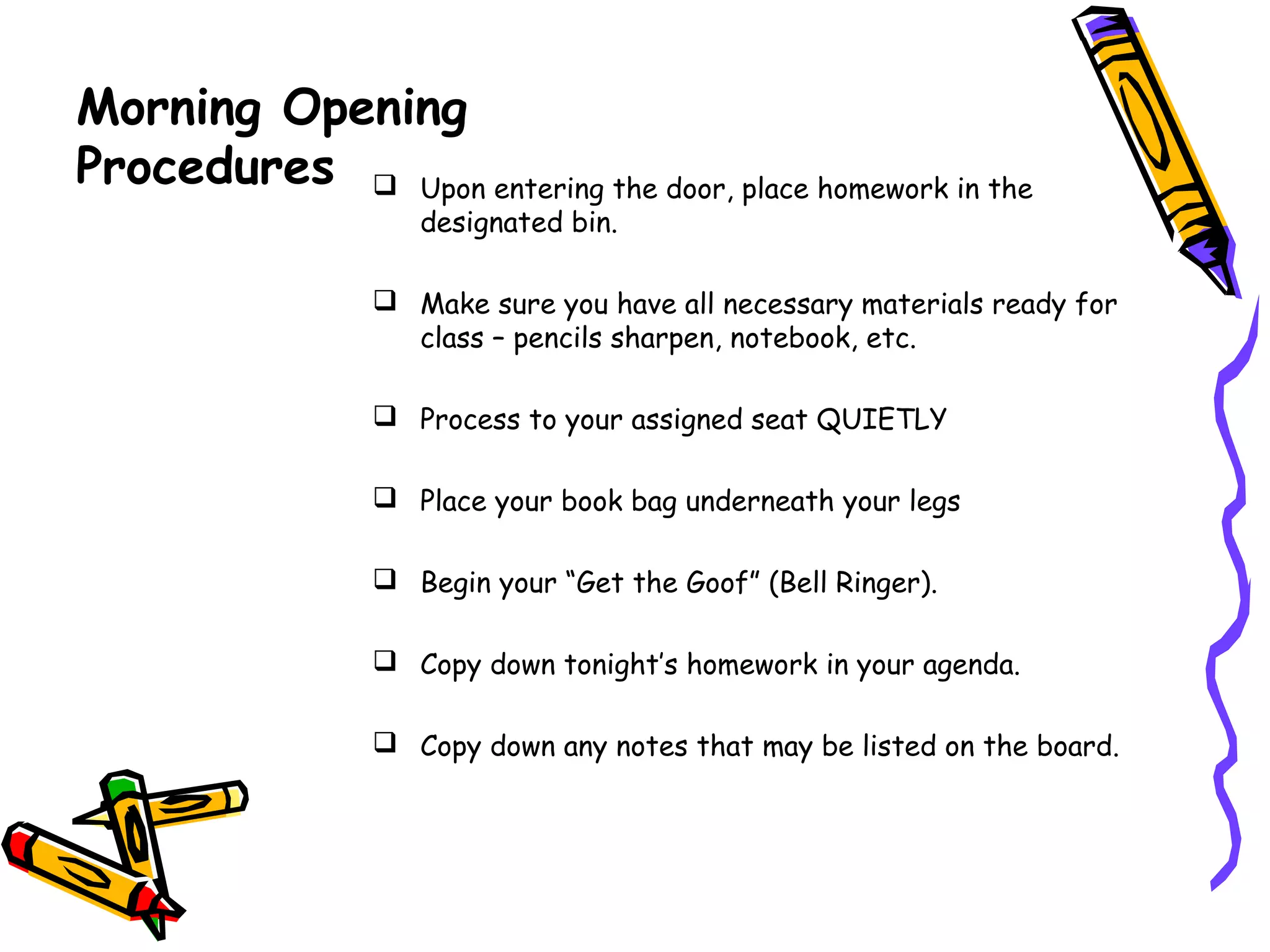 First day of school presentation ppt