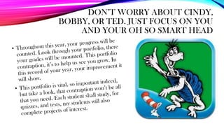DON’T WORRY ABOUT CINDY,
BOBBY, OR TED. JUST FOCUS ON YOU
AND YOUR OH SO SMART HEAD
 