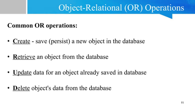 Object Relational Database Management System(ORDBMS) | PPT