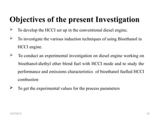 Comprehensive Study on Bioethanol as Fuel in HCCI Engines for Emission ...