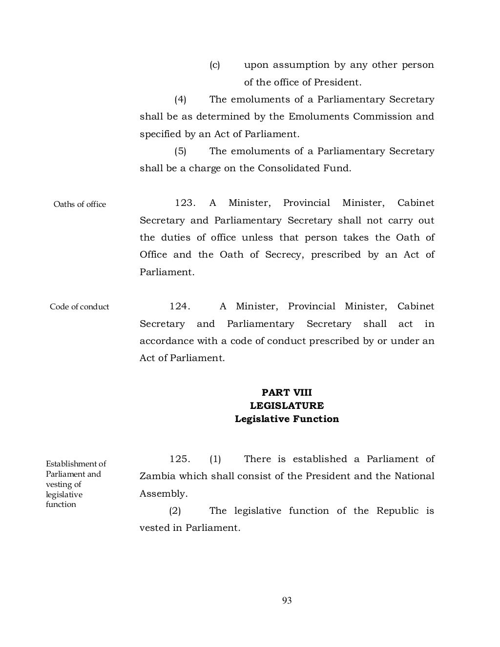 First draft constitution