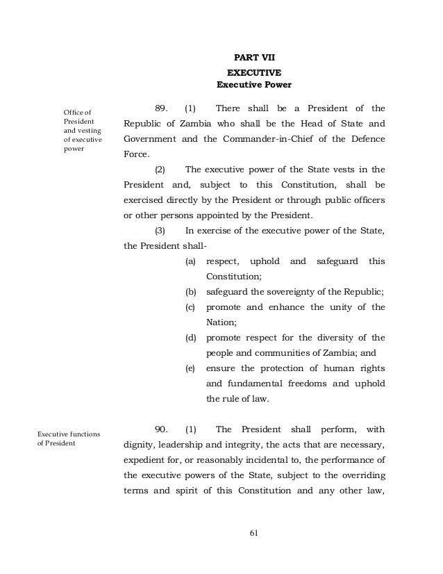 First draft constitution
