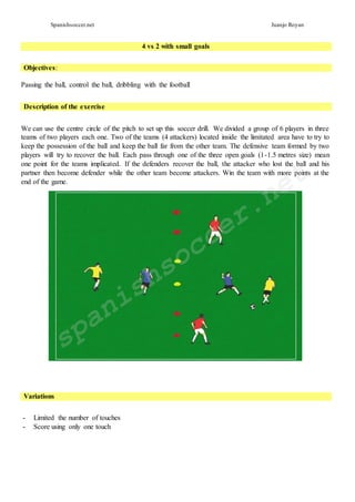 Youth Soccer Drills Spanishsoccer