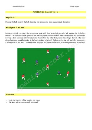 Youth Soccer Drills Spanishsoccer