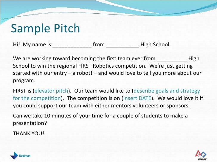 fundraising presentation examples