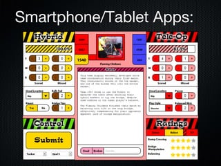 Smartphone/Tablet Apps:

 