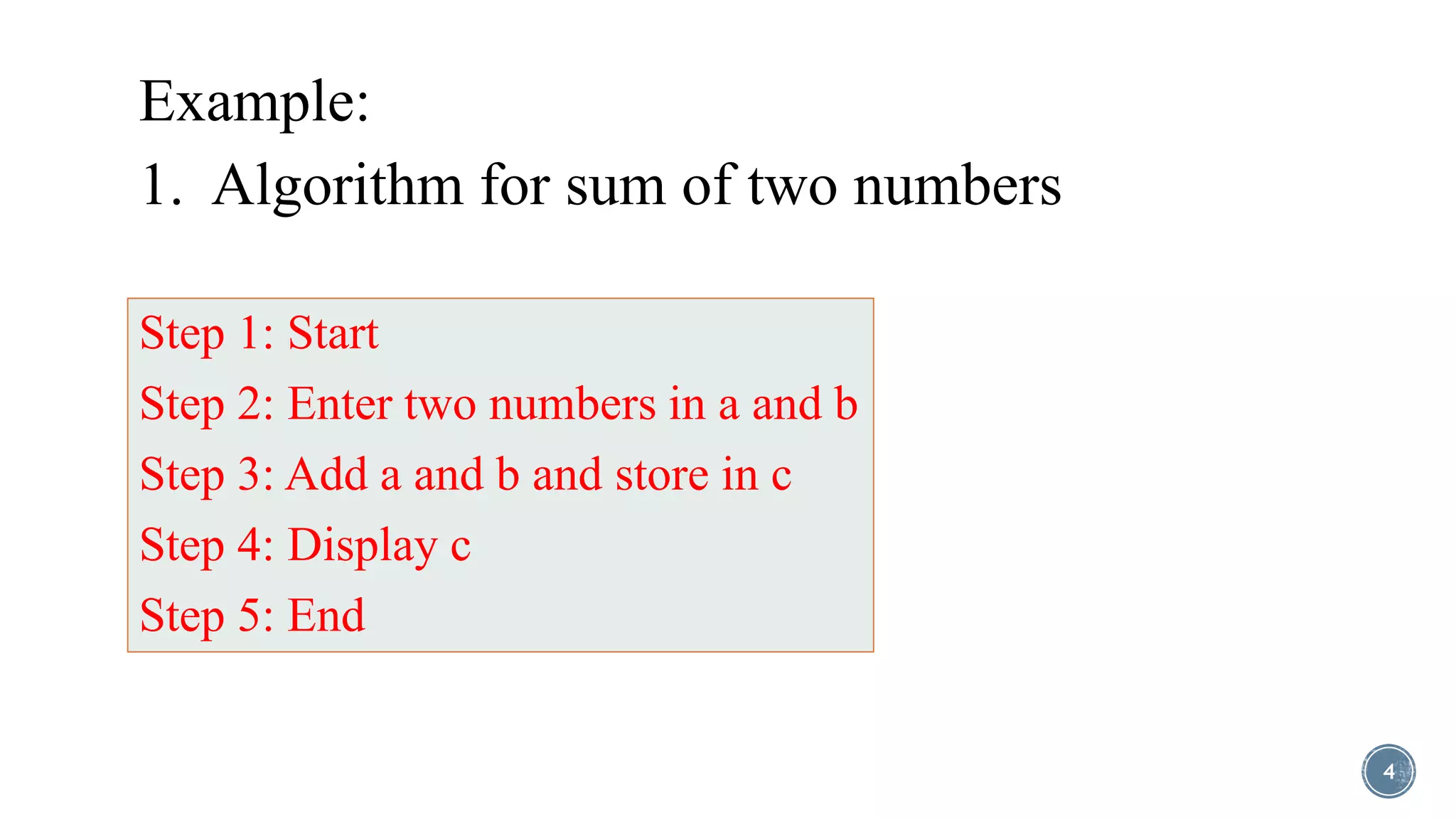 Algorithm and flowchart | PPTX