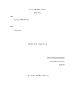 INSTITUTO TECNOLOGICO DE NOR ORIENTE
ITECNOR ZACAPA
DOCENTE:
DUBLEY OMAR SANDOBAL HERNANDEZ
CURSO:
INFORMATICA #2
WEB, WORLD WIDE WEB. PAGINA DE WEB BLOG
PRIMEROPRIMERO, ALEXANDER SANTIASGO
5toPERITOINDUSTRIAALIMENTARIA
SECCION: “B”
LLANO DE LA FRAGUA ZACAPA 4 DE FEBRERO DE 2015
 