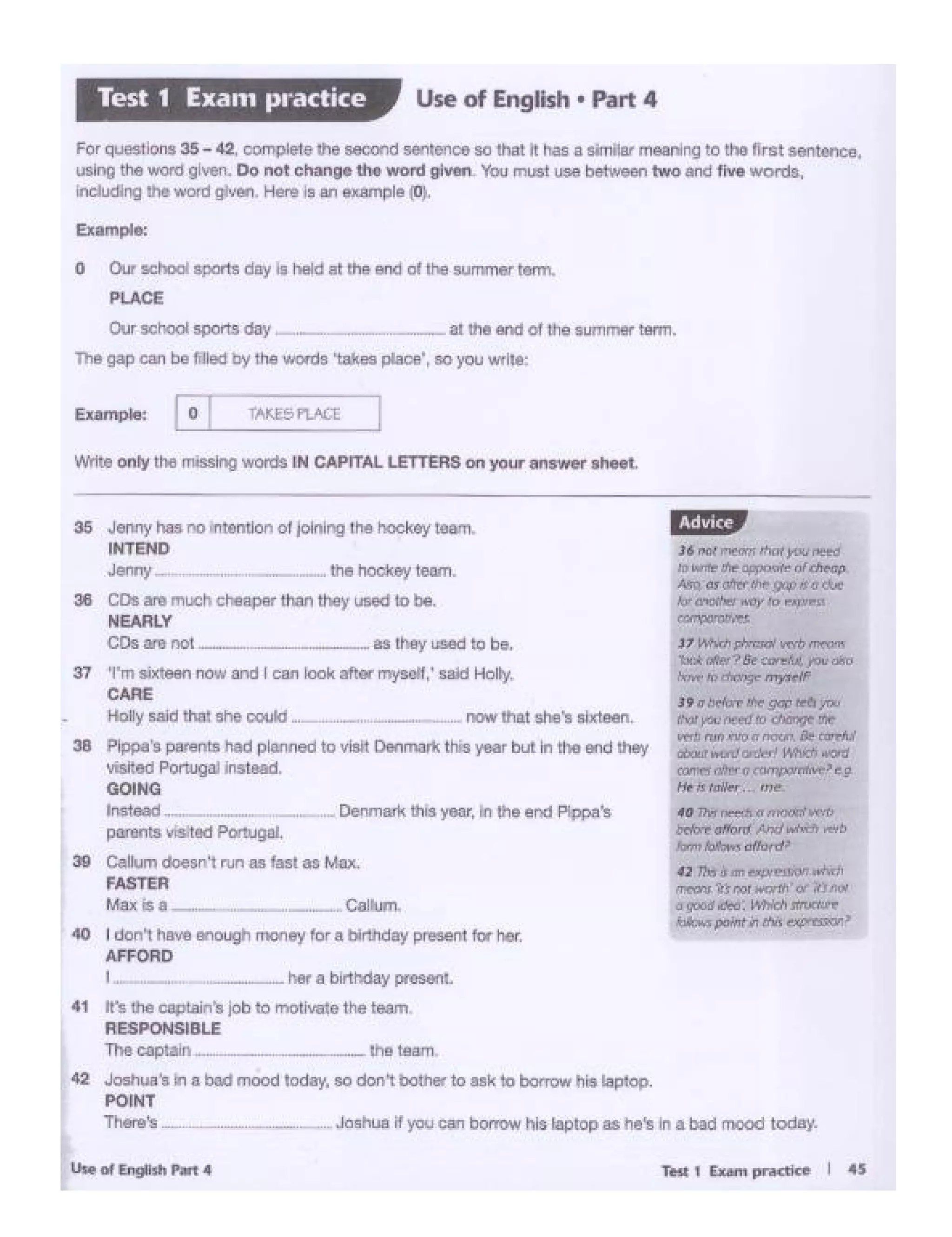 First for Schools Trainer - Six Practice Tests with Answers & Teacher's ...