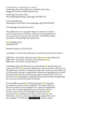 First for Schools Trainer - Six Practice Tests with Answers & Teacher's ...