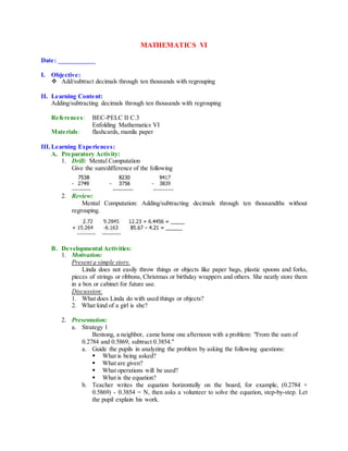 Grade Computation In Mathv Using Components First grading mathematics vi | DOCX