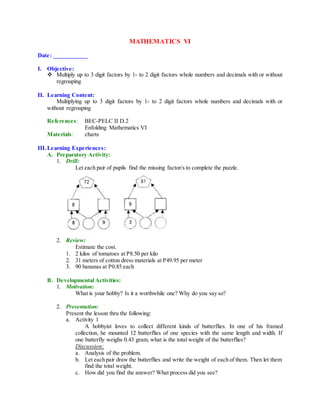 Grade Computation In Mathv Using Components First grading mathematics vi | DOCX
